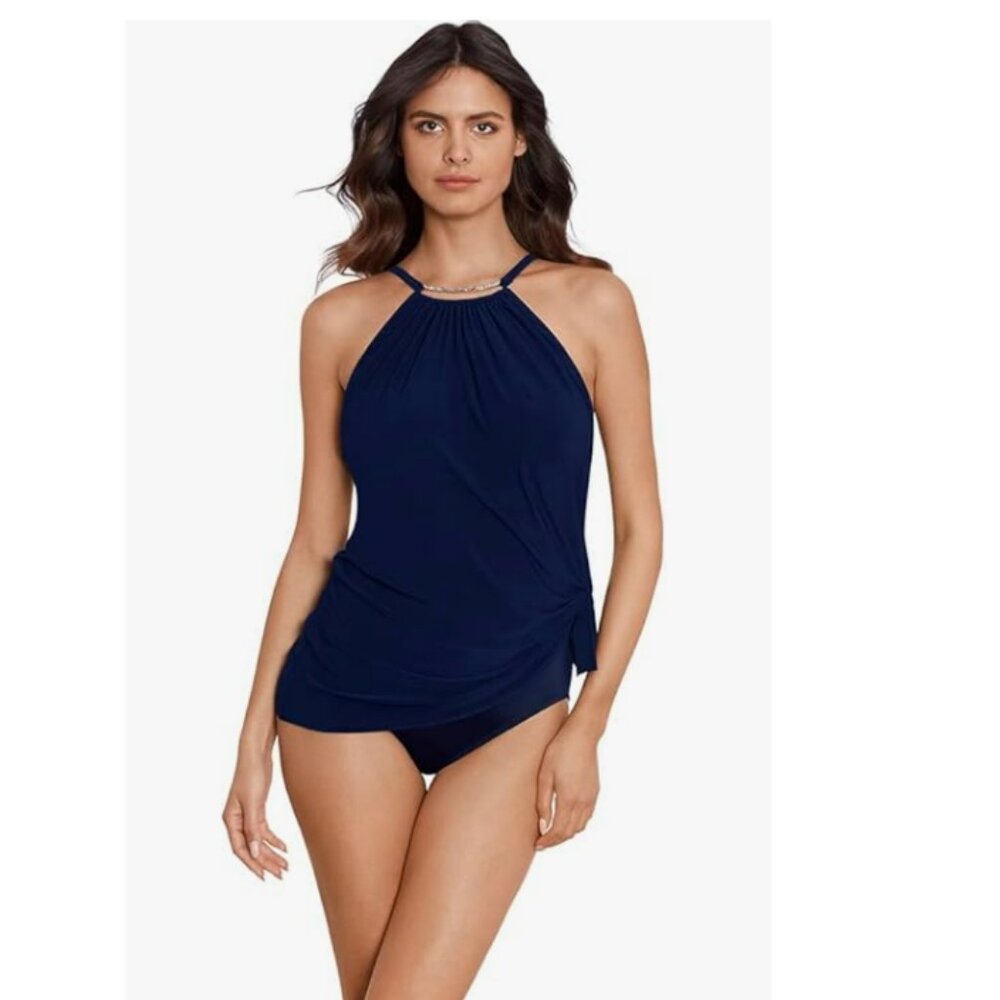 💙🏖️☀️ NWOT Navy Blue MagicSuit Underwire Bra Swimsuit - size 16 💙🏖️☀️